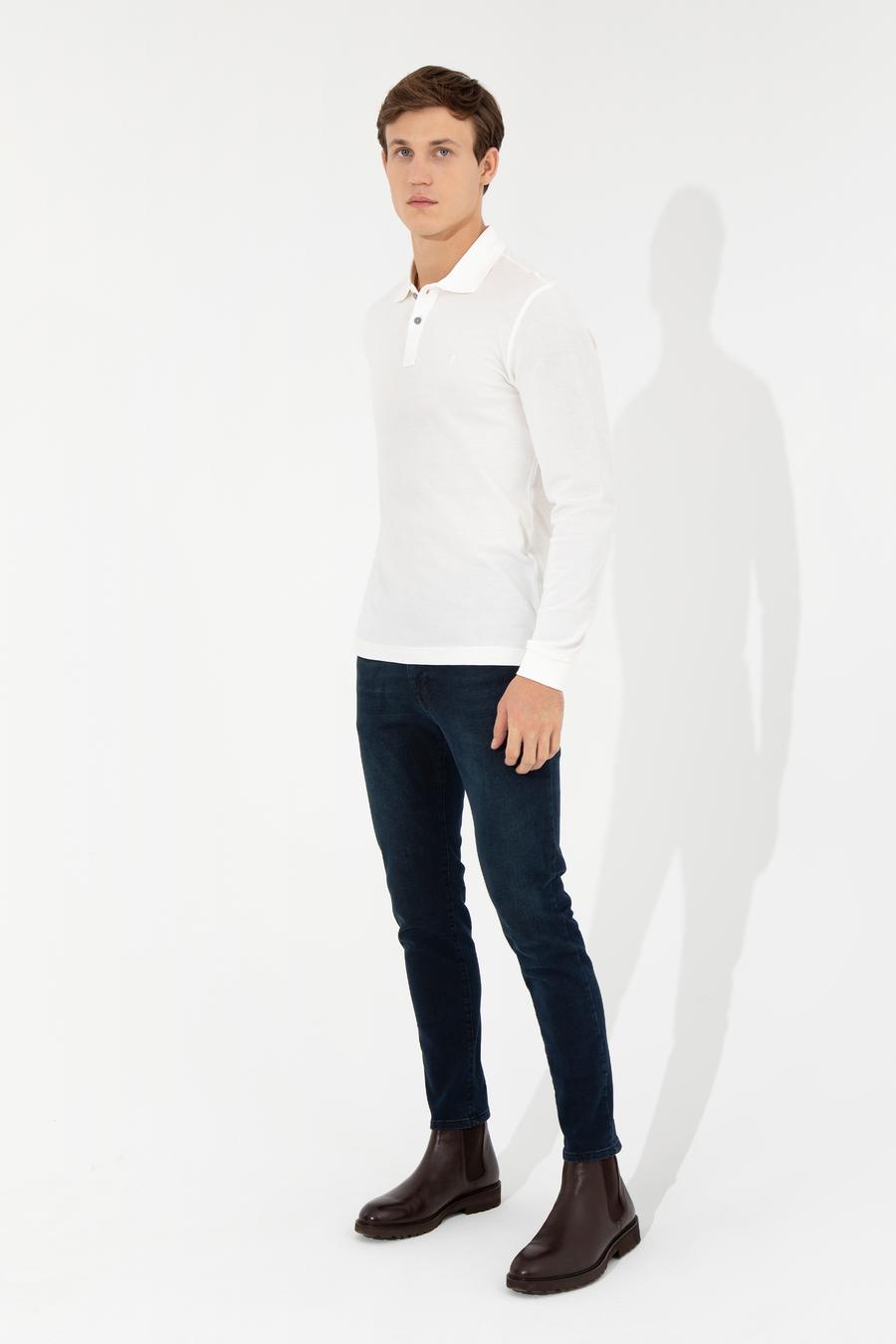 Lacivert Denim Pantolon_2