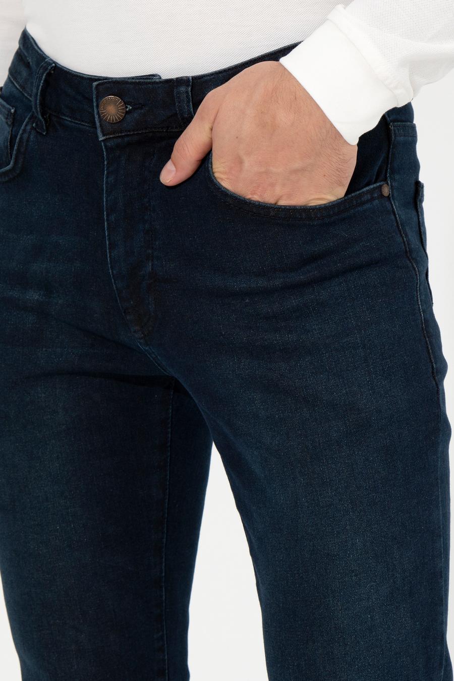 Lacivert Denim Pantolon_5