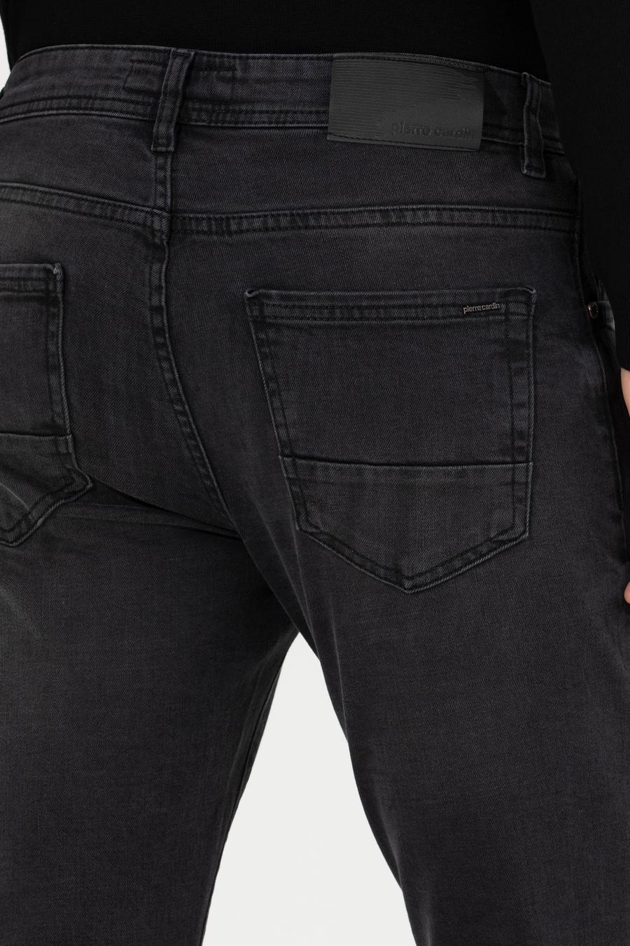 Antrasit Slim Fit Denim Pantolon_6