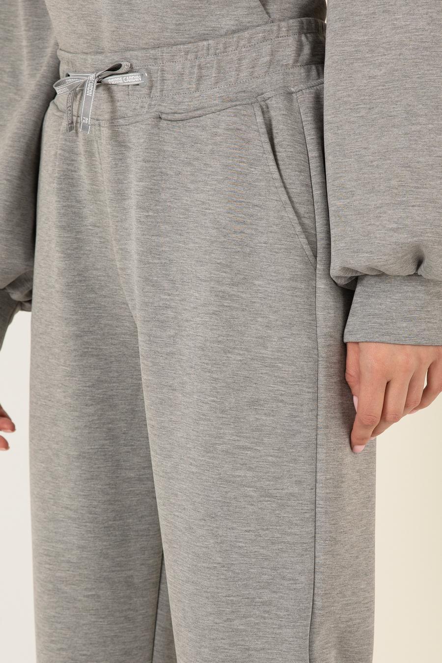 Gri Melanj Regular Fit Eşofman Altı_5