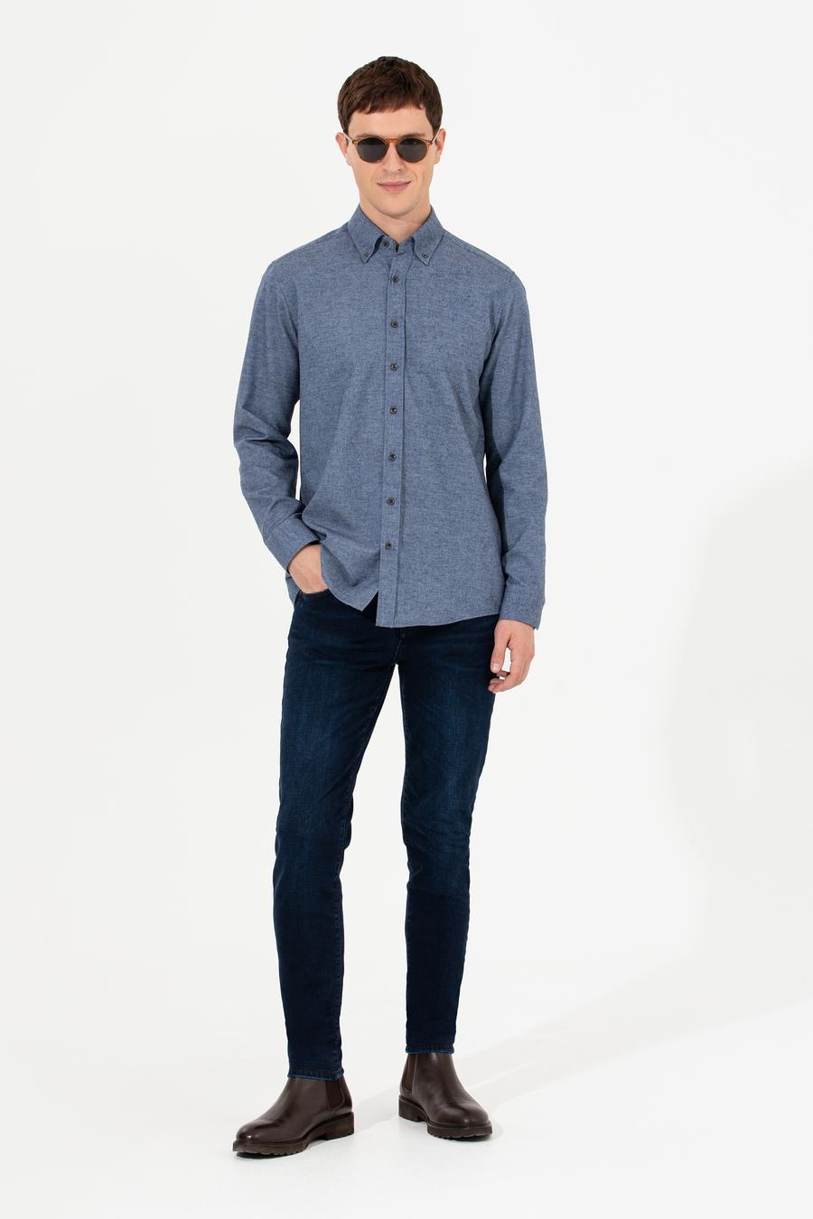 İndigo Slim Fit Denim Pantolon_2