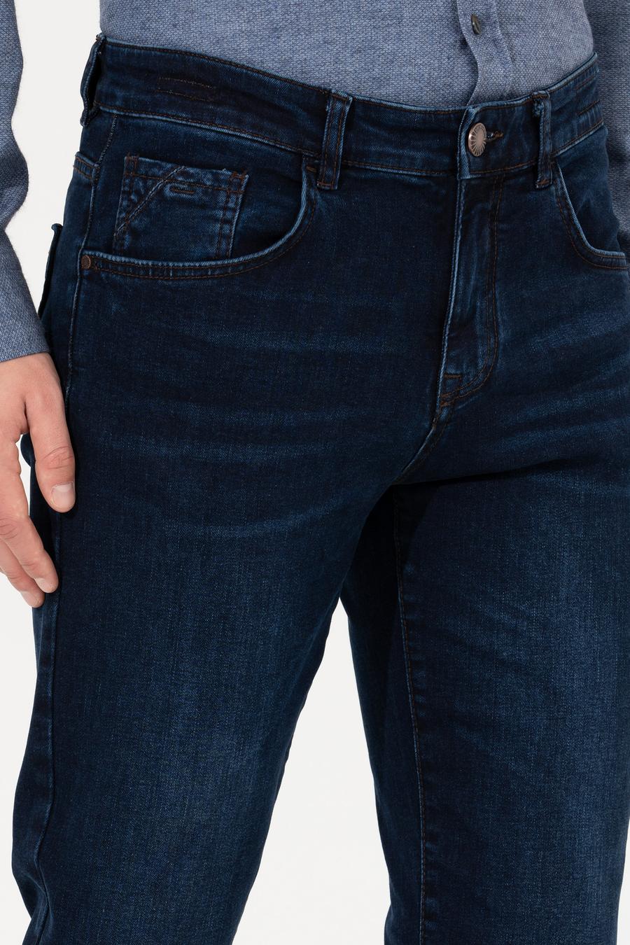 İndigo Slim Fit Denim Pantolon_5