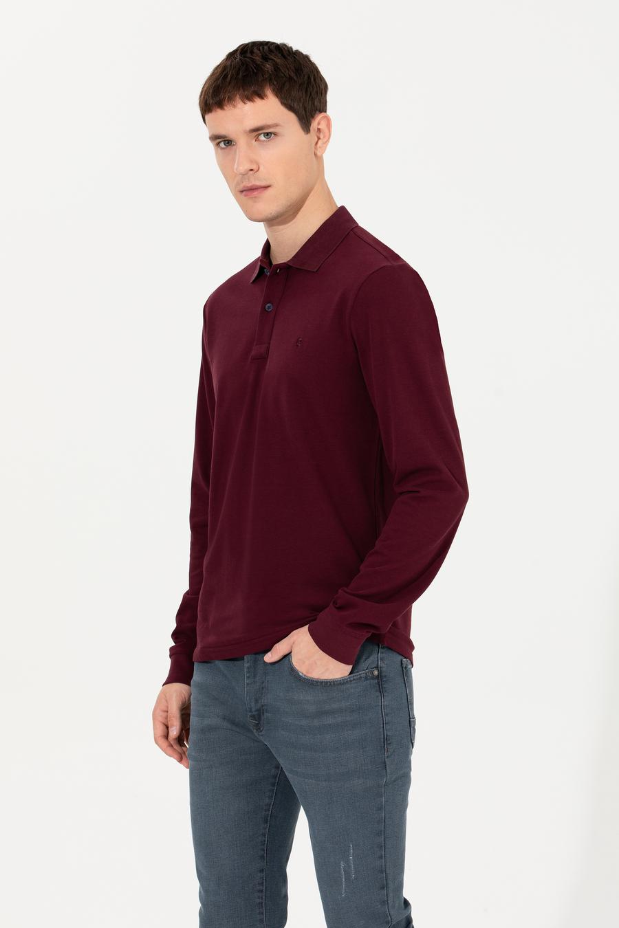Bordo Slim Fit Sweatshirt_2