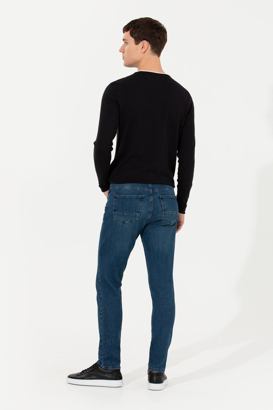 İndigo Slim Fit Denim Pantolon_3