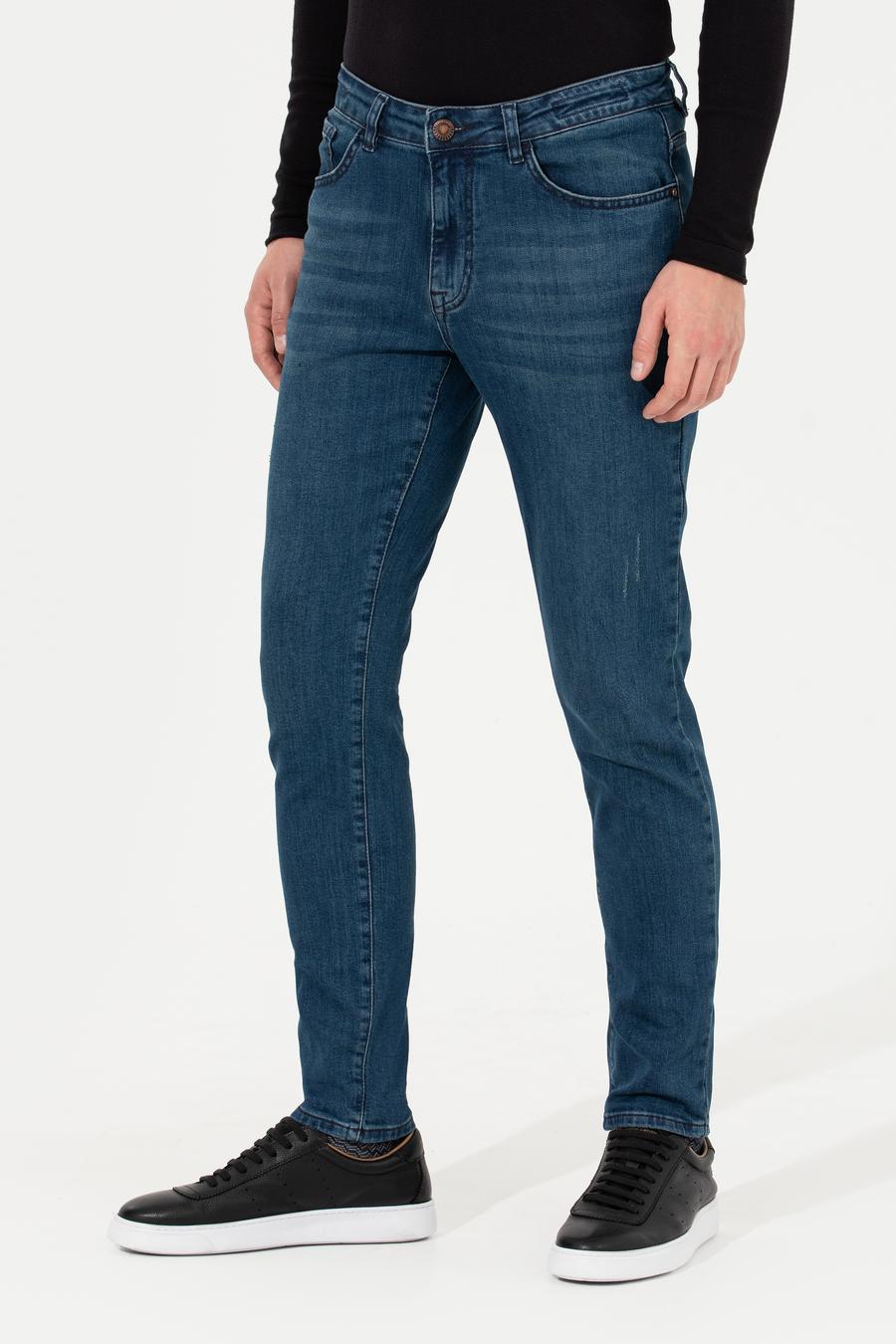 İndigo Slim Fit Denim Pantolon_1