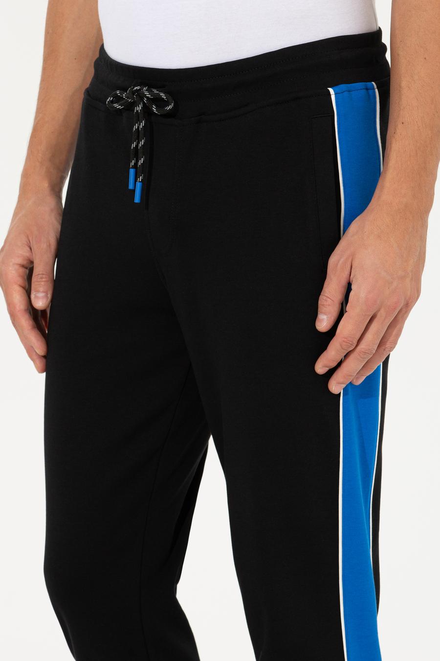 Siyah Ex.Slim Fit Eşofman Altı_5