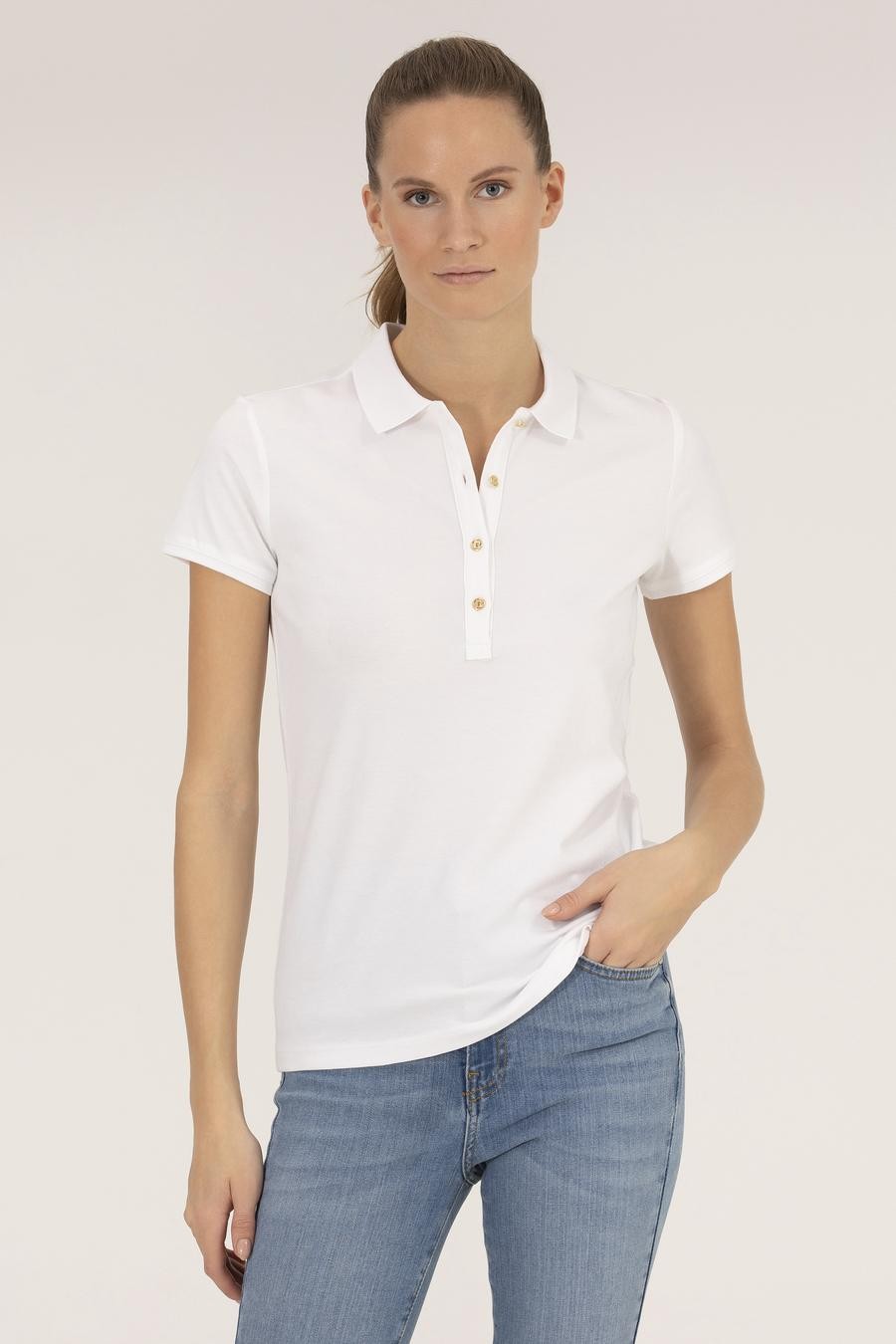 Beyaz Slim Fit T-shirt